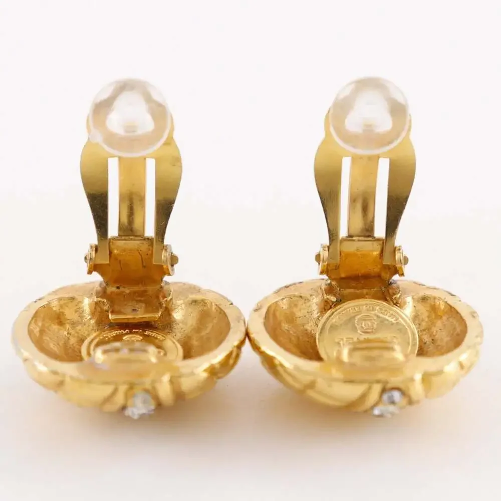 Chanel Vintage Earrings Rhinestone #256811C61B